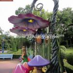 large fiberglass flower sculptures HLL-012