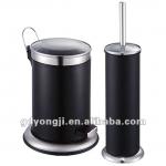 LB-TGH3L-NC DUST BIN &amp; TOILET BRUSH WITH GLASS COVER LB-TGH3L-NC/LB-TG14-C