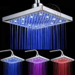 LD8030-A1 Hot and Temperature Sensitive No Battery need LED Ceiling Rain Shower LD8030-A1