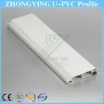 Low cost AB grade white pvc profile for window shutter ZY-761