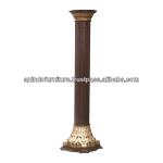 Mahogany Combine Jeremy Carved Pillar