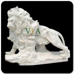 Marble Carving Lions For Home Decoration VAS-B039.C