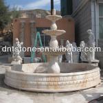 marble three tier elegant carving modern water fountain for sale F