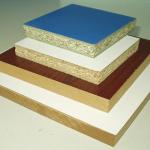 Melamine particle board