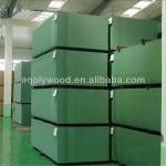 Melamined waterproof Green MDF from china luli Group luli-003