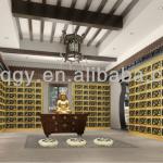 Metal Aluminium Alloy Columbarium for Single and Double Niches-Customerization Available GQ-0028