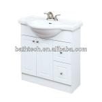 Modern bathroom vanity with vitreous china top BT800W-2D-2DR