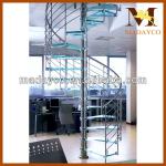Modern glass spiral stairs/staircase ZX-08
