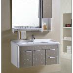 Modern Pvc Bathroom Vanity With Mirrored Cabinet OSM2010