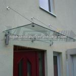 Modern tempered glass canopy system MTK-C34