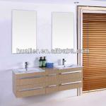 Modern Wall Hang Double Sink Bathroom Vanity