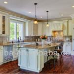 modular kitchen cabinet solid wood American style