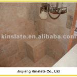 Natural Chinese Coffee Travertine Bathroom Sheet Wall Paneling S-0108