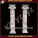 Natural garden stone Column With Lady Statue CLM-175 CLM-175