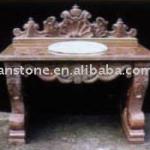 natural marble antique bathroom vanity 613