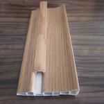 New laminated pvc wall skirting / pvc clip / pvc skirting board WF-10840