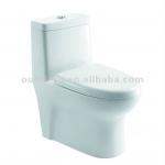 One Piece Dual Flush Wash Down Bathroom Ceramic Toilet OT-1217