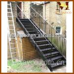 Outdoor steel stairs kit