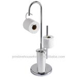 Plastic Toilet Brush Holder Metal Stand