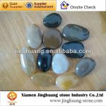 Polished river stone pebbles