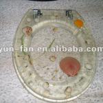 polyresin toilet seat&acryl toilet seat