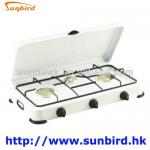 Portable Design 3 burners Gas Stove Top With Lid SB-EUS05