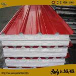 pre-insulated polystyrene roof panel factory price/insulated roofing panels 960,980