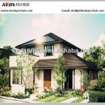 prefabricated villa vocation house light steel villa LSV001