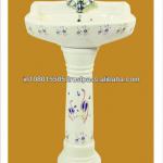 PRINTED WASHING BASIN PEDESTAL SET PRINTED SERIES