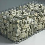 pvc coated /galvarnized wire weld gabion box/basket