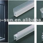 PVC Extrusion / Transparent shower room gasket,seal strip TX-QX0011
