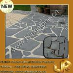 Random black slate paving stone