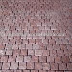 red porphyry cobbles with back meshed TS-CU-02
