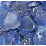 Sapphire garden decoration glass rocks