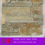 SBNZ 500 yellow rusty culture stone with cement on back Slate SBNZ 500