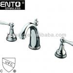 SENTO lavatory faucet stainless steel 8" three pieces basin faucet