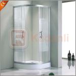 Simple glass shower enclosure