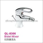 Single zinc handle brass body europe Bidet Mixer Faucet QL-8306 QL-8306