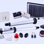 Solar swing gate motor