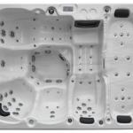 SPA3000-3CL outdoor spa bath