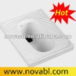 SQUARE CERAMIC SQUATTING PAN D362