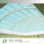 steel structure canopy with glass JY-SS505