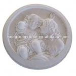 Stone Wall Relief Carving With Mother Love HT-H-FD025