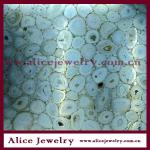 T072601 Semiprecious Stone Tile White Agate Wall Tile Backlit