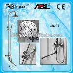Three valve stainless steel bathroom shower /outdoor stainless steel shower ABL205
