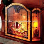Tiffany Stained Glass Fireplace Screen-LST000038 FST000038