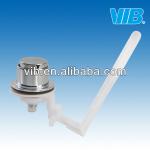 Toilet Tank Lever with chrome plated ABS push button side mount with PP lift rod K311