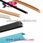 transparent PVC profile,plastic extrusion profile for furniture T19/V51