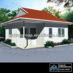 Two bedrooms 77.8sqm light gauge steel structural prefab villa PTL3V139