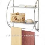 Two layers of Bathroom shelf / draining racks,bathroom storage rack YH5020X